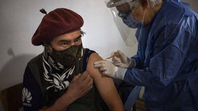 M�s del 35% de la poblaci�n argentina est� vacunada con al menos una dosis