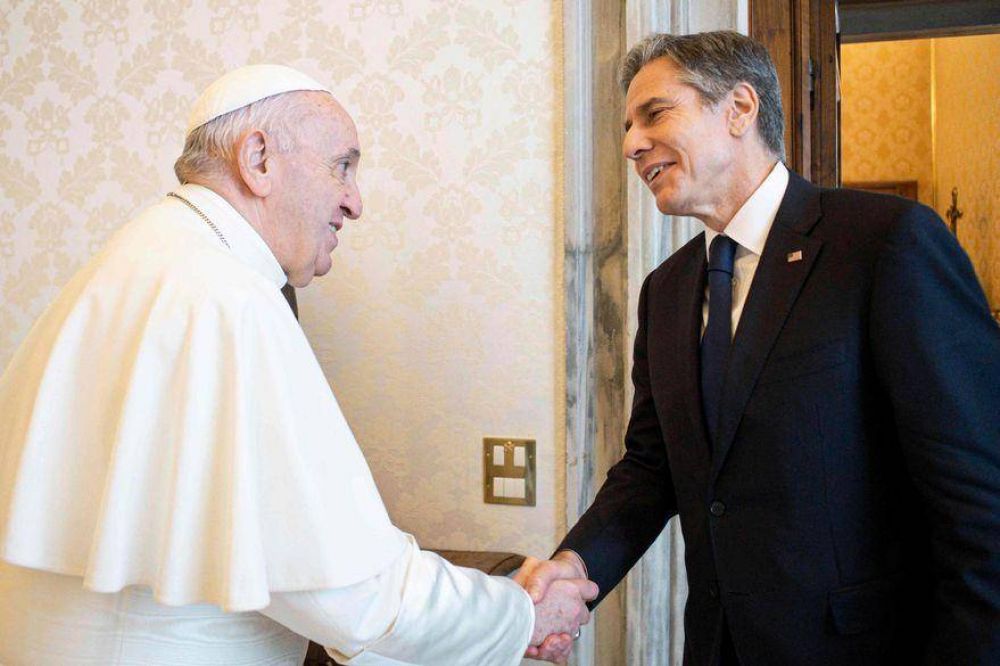 El Papa recibió a Blinken en un momento de tensión entre Biden y la Iglesia de EE.UU.