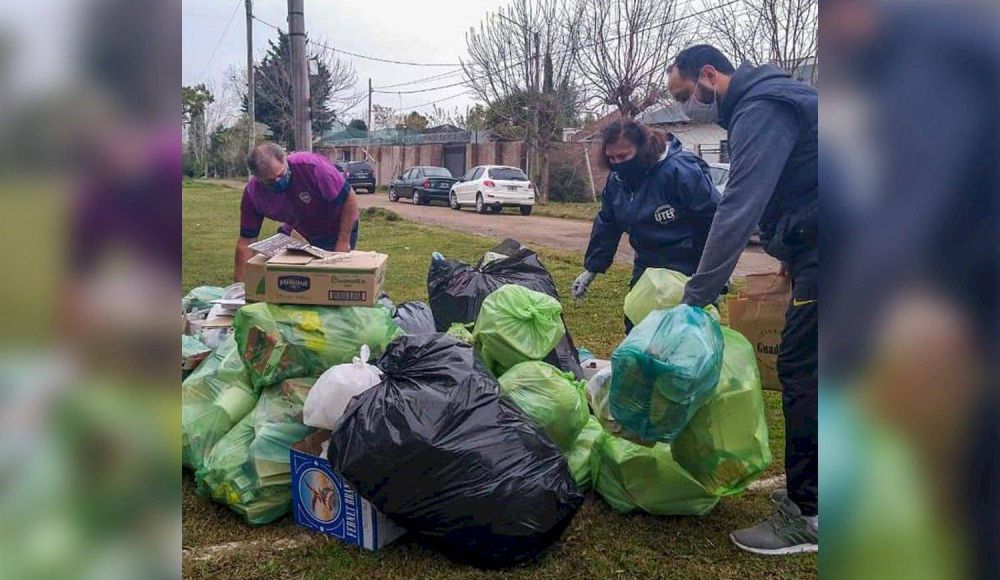 En Sicardi organizan jornadas de reciclaje para abordar el problema de la basura