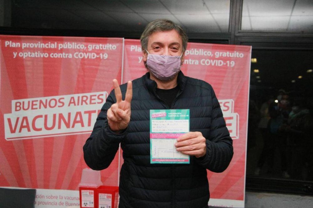 Kreplak confirm que Mximo Kirchner se vacun contra el COVID-19