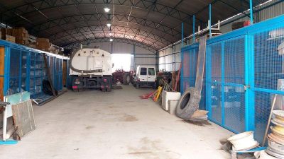 Las Higueras: la planta de reciclado es s�lo un galp�n donde se guardan m�quinas