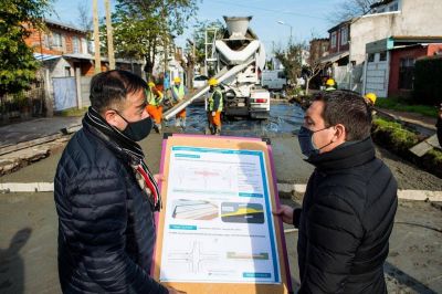 As� es la transformaci�n vial en Villa M�nica Nueva