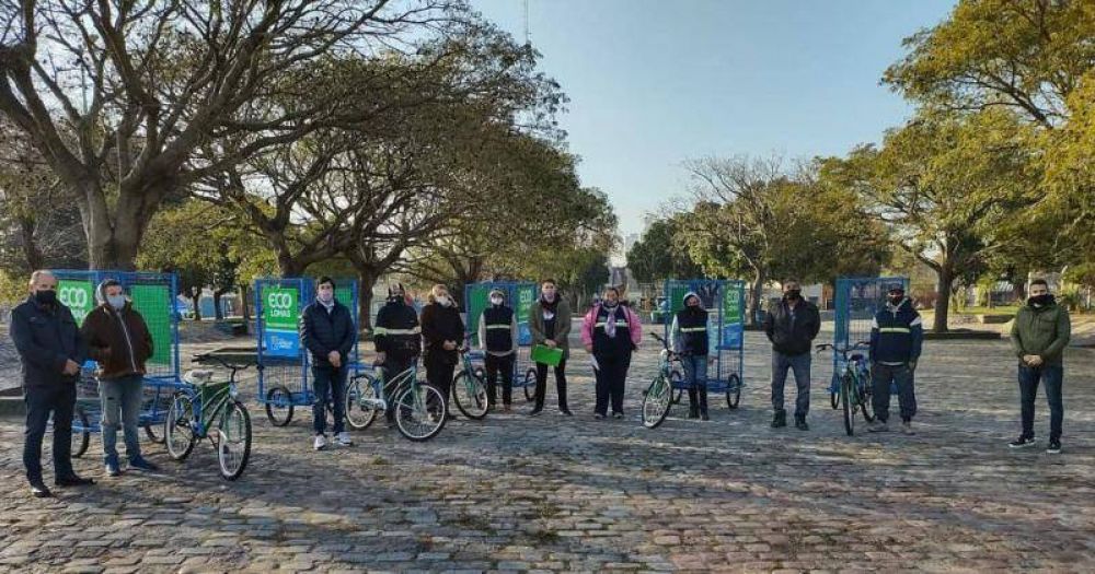 Reciclado en Lomas: entregan vehculos para la recoleccin domiciliaria