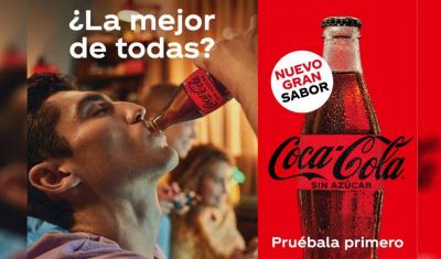 Reconocida marca de gaseosa lanza nueva receta de bebida sin az�car