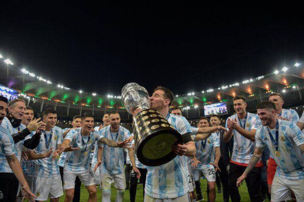 Argentina campen de la Copa Amrica: un grito que tard 28 aos y que le sac la espina a Messi