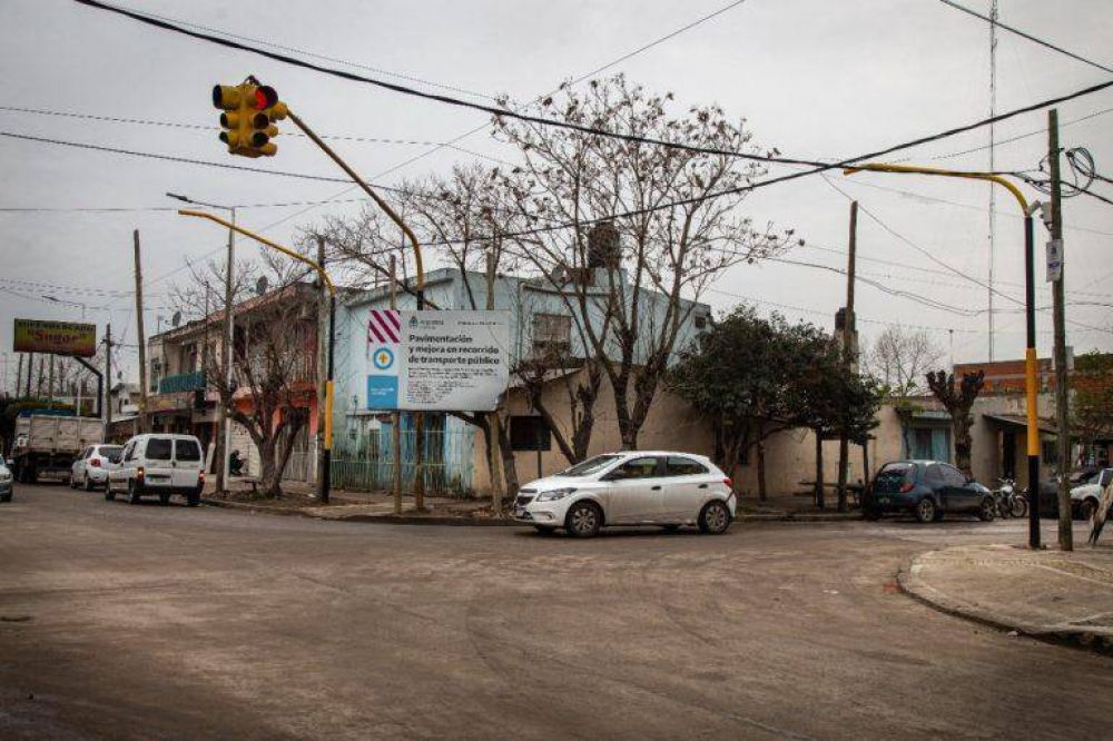 Avanzan las obras integrales en la Avenida Santa Fe de Quilmes Oeste