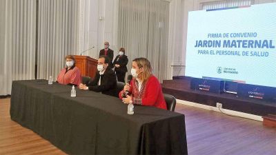 Crean un jard�n maternal para hijos del personal de la Salud