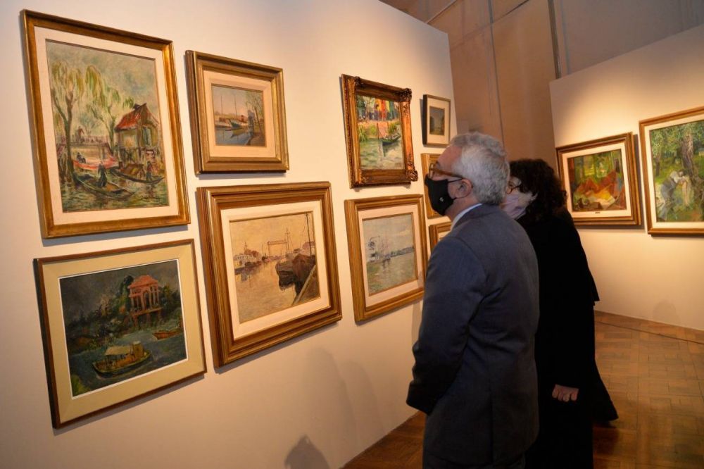 En el Museo de Arte Tigre, Julio Zamora inaugur una muestra con obras donadas por el coleccionista Carlos Franck