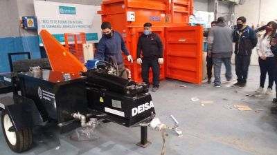 Erradicaci�n de Basurales: Iniciaron capacitaciones para operar maquinarias de reciclaje