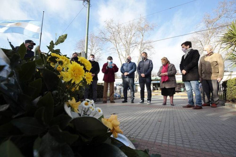 Cascallares encabez� la celebraci�n por el 112� aniversario de Rafael Calzada