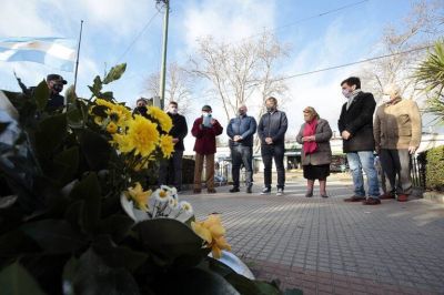 Cascallares encabez� la celebraci�n por el 112� aniversario de Rafael Calzada