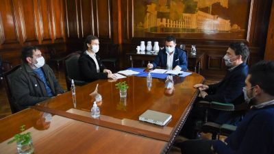 San Vicente: Se firm� un convenio para reactivar obras de infraestructura el�ctrica