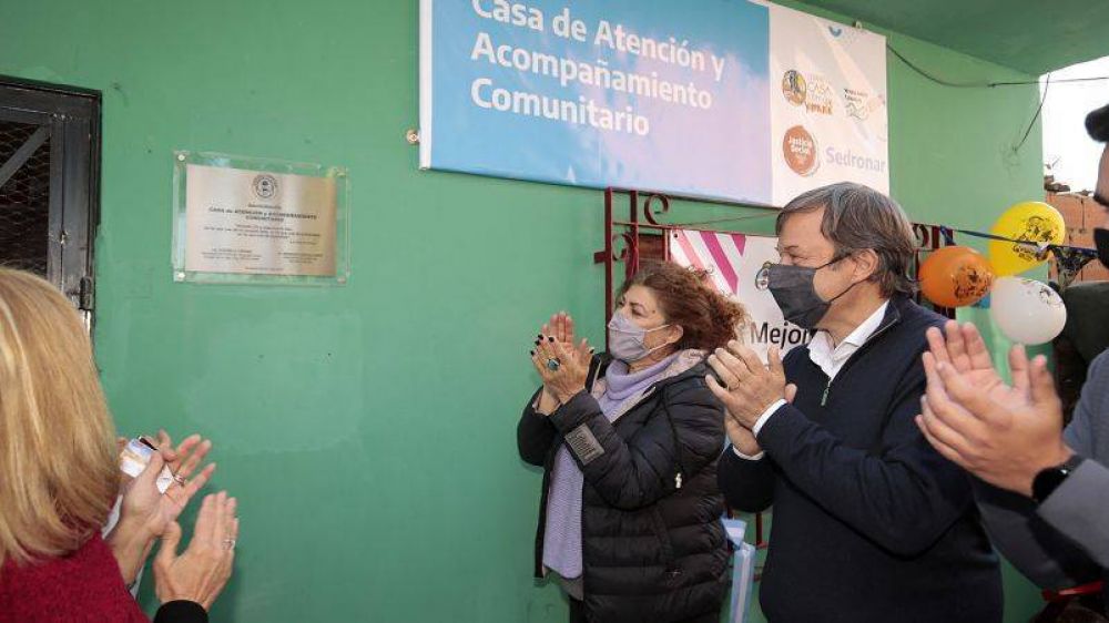 Almirante Brown: El Municipio y la SEDRONAR inauguraron una casa comunitaria en Rafael Calzada