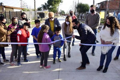Nardini: �Trabajamos constantemente para mejorarle la calidad de vida a los vecinos�