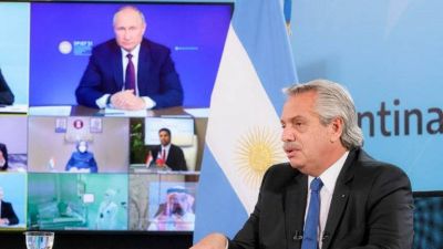 Alberto Fern�ndez neg� una �dependencia geopol�tica� con Putin y defendi� la carta enviada a Mosc� para reclamar por las 13 millones de dosis 2 que a�n adeuda Rusia