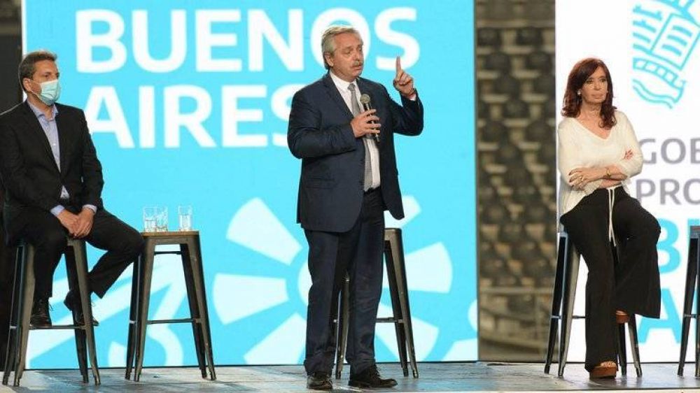 Alberto Fernndez, Cristina Kirchner y Sergio Massa definen sus espacios de poder en las listas del Frente de Todos