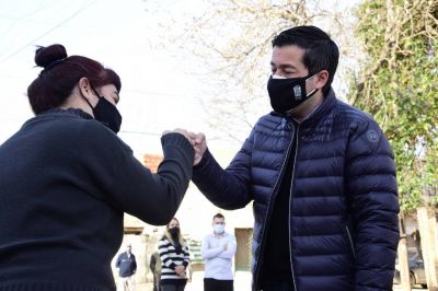 Habilitaci�n de un nuevo pavimento en barrio Rodr�guez