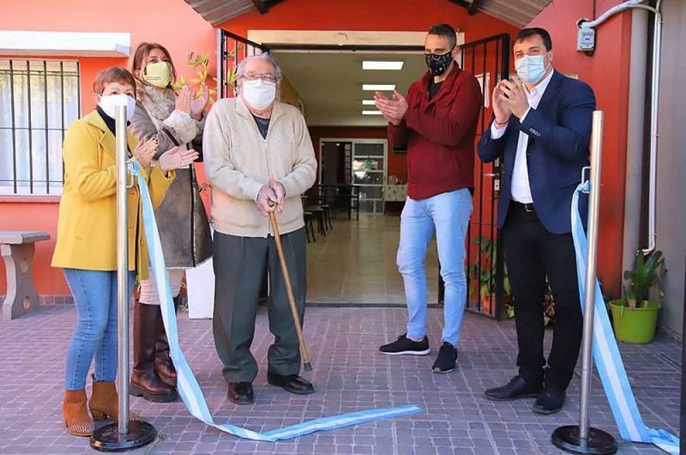 Chornobroff y Sierra inauguraron obras en el Centro de Jubilados Unin de Domnico