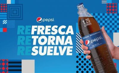 Pepsi estrena su botella retornable de 1,25 litros