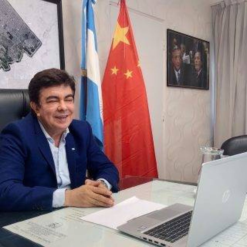 Espinoza mantuvo un encuentro con el embajador chino en Argentina