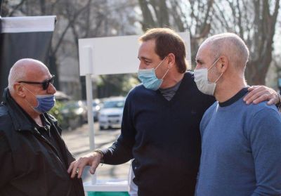 Julio Garro recibi� a Rodr�guez Larreta en La Plata