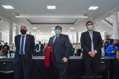 Con m�sica de L-Gante, Caggiano hace campa�a y busca ligar su figura a Ishii