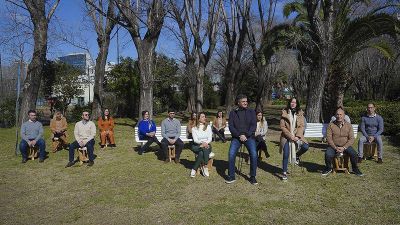 Jorge Macri present a los precandidatos a concejales de Juntos en Vicente Lpez