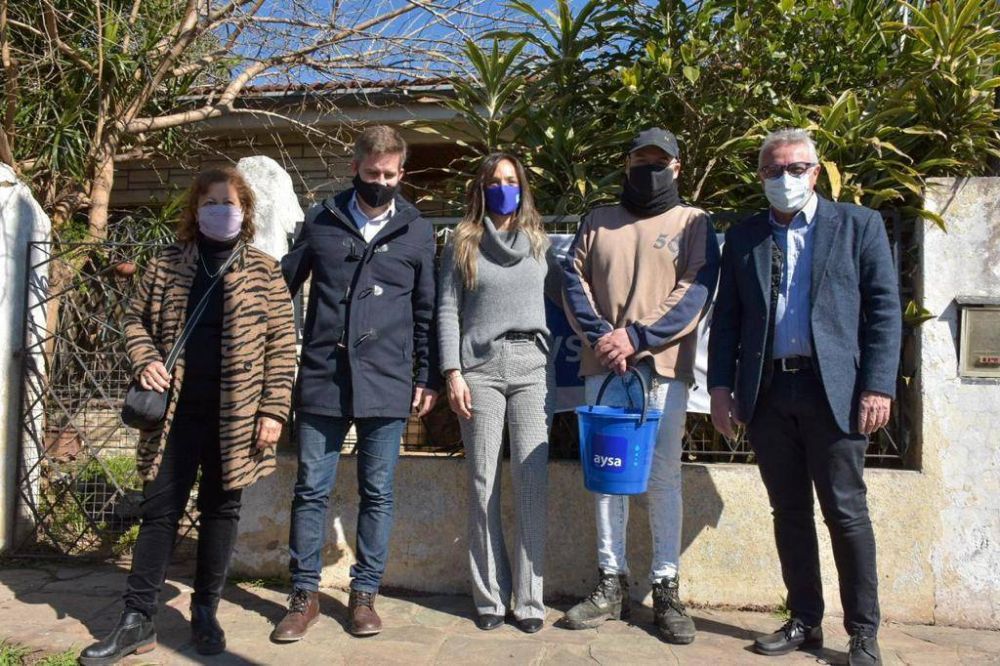 Tigre: Malena Galmarini y Julio Zamora inauguraron una red cloacal que beneficiar a ms de 9800 vecinos de El Talar