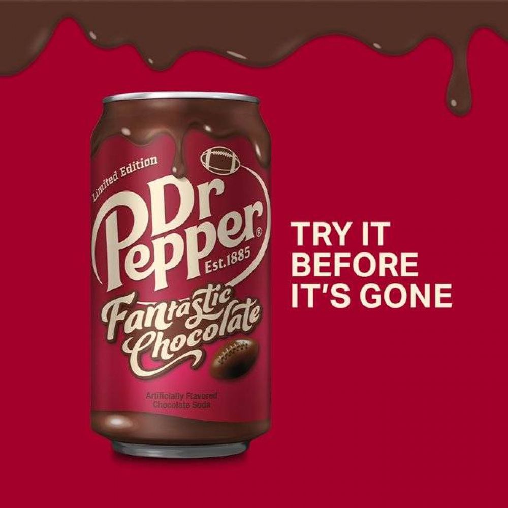 Dr. Pepper presenta su refresco con sabor a chocolate y se desata la locura