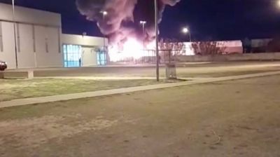  Pérez: el incendio de la planta de reciclaje se tuvo que extinguir con el uso de espuma