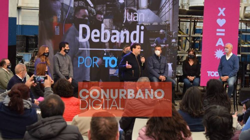 Fuerte respaldo nacional y provincial a Juan Debandi y los candidatos del Frente de Todos en Tres de Febrero