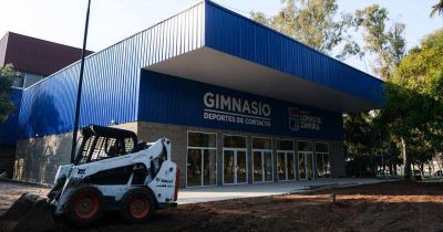 Encaran la etapa final de la obra del nuevo gimnasio del Parque de Lomas