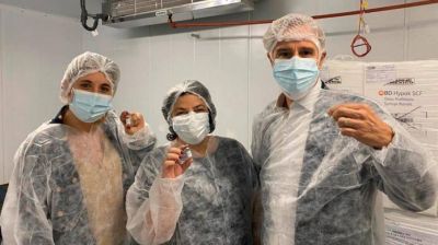 Richmond entreg� m�s de 307 mil dosis del componente 2 de Sputnik V fabricada en el pa�s