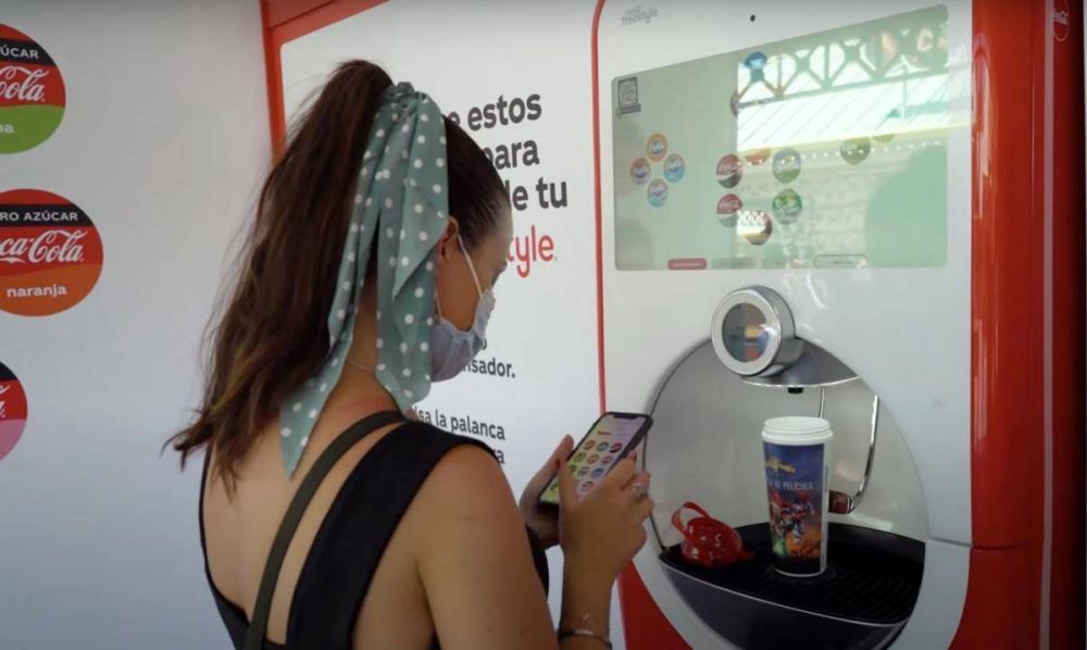 Coca-Cola instala en Espaa su primer dispensador de bebidas ultra tecnolgico con hasta 100 sabores