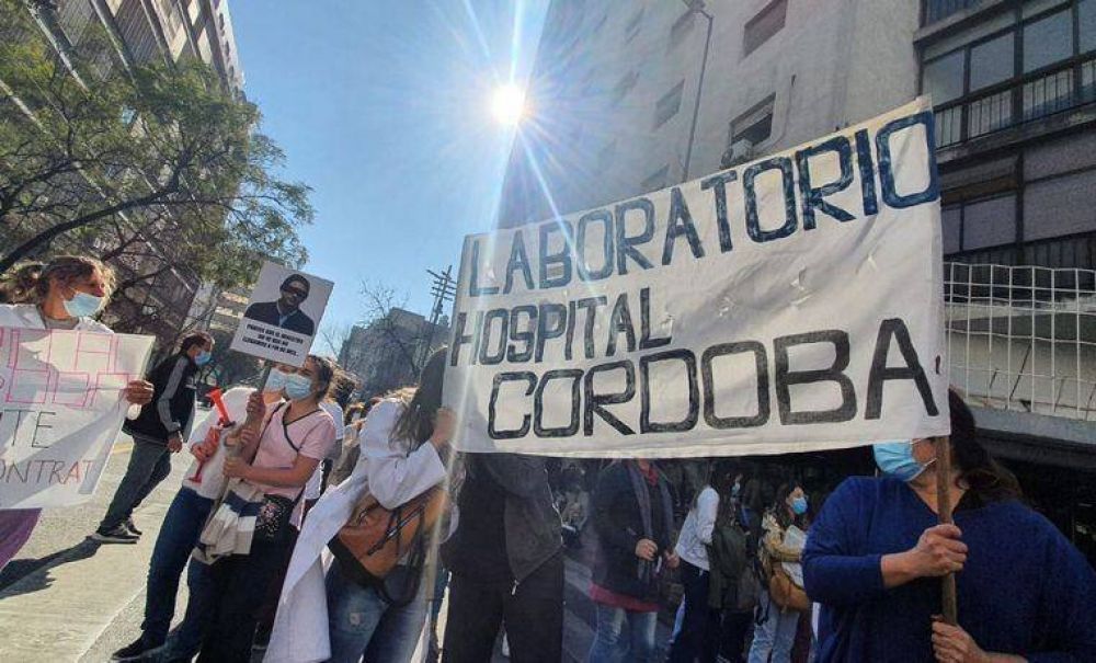 Nueva protesta de la Multisectorial de Salud en Crdoba