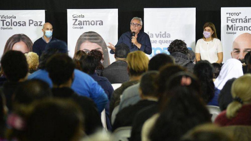 Julio Zamora: El Frente de Todos tiene el compromiso de invertir en educacin, en salud y generar empleo para cada argentino y argentina
