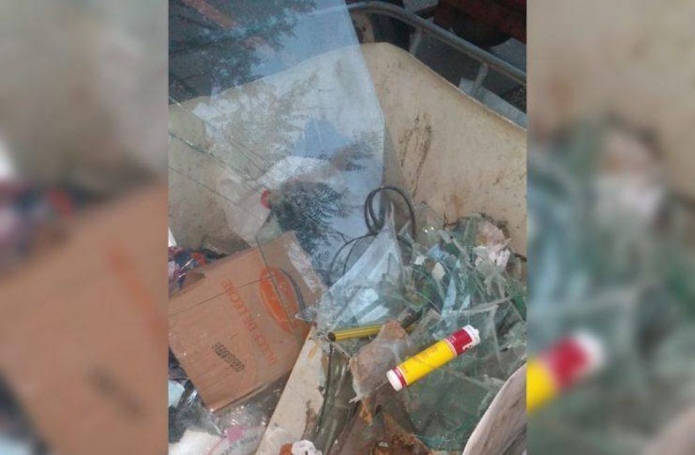 Piden a los vecinos que no tiren basura en los tachos para reciclaje de la plaza Constitucin