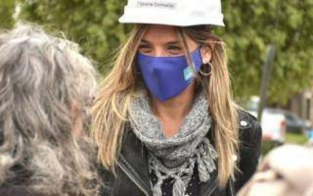 San Isidro: Malena Galmarini recorri la obra que llevar agua potable a ms de 1000 vecinos