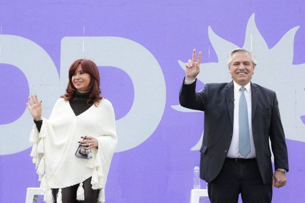 Alberto Fernndez y Cristina Kirchner buscarn construir una foto de unidad en el cierre de campaa