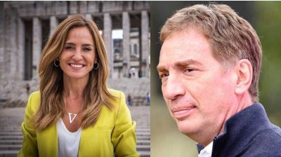 Tensi�n en TV: Victoria Tolosa Paz y Diego Santilli se cruzaron detr�s de c�mara