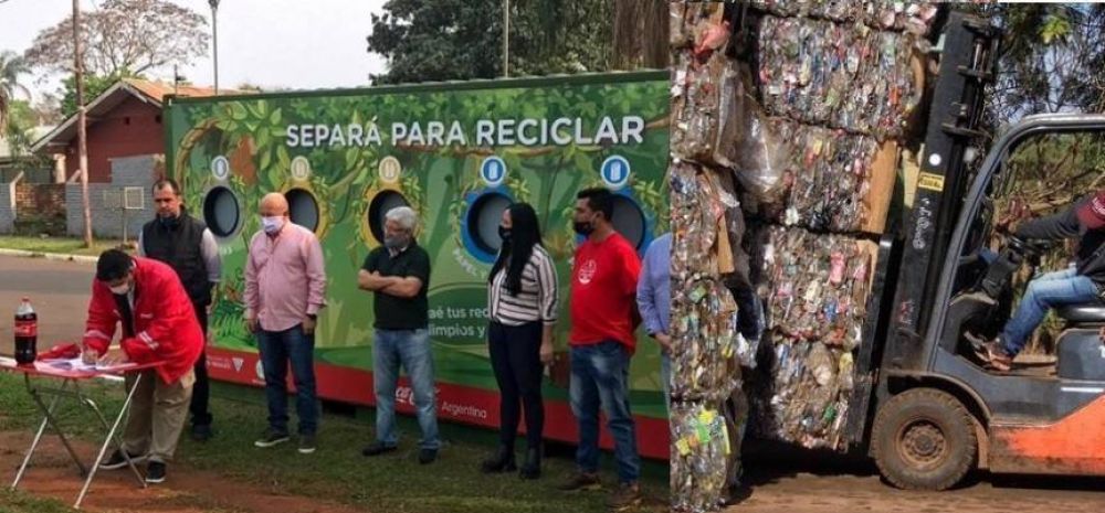 Coca Cola firmó un convenio para separación y reciclaje de basura en Iguazú