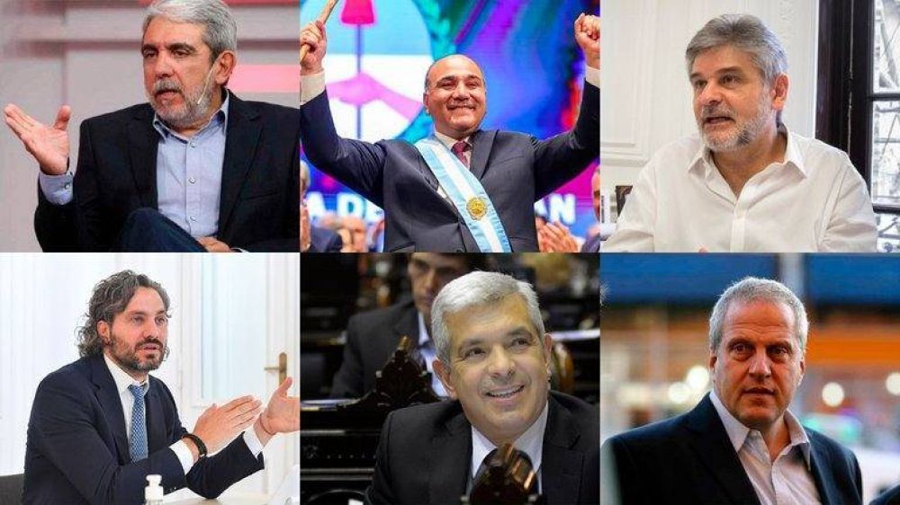 El Presidente anunci algunos de sus nuevos ministros: Juan Manzur, jefe de Gabinete, y Anbal Fernndez, en Seguridad