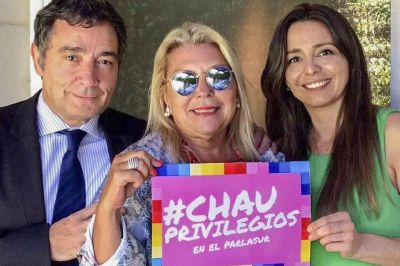 Insultos de Luis Juez y acusaciones de Carri como eje de la accin opositora