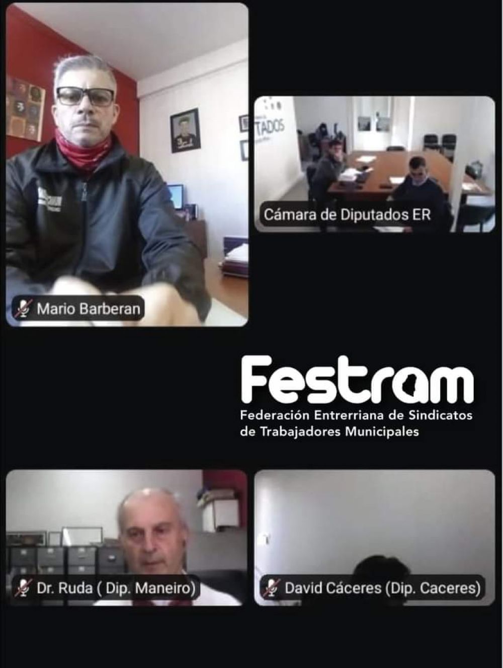 FESTRAM: Importante reunión virtual con diputados