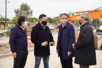 Merlo: Men�ndez recibi� a Katopodis para supervisar avances de obras