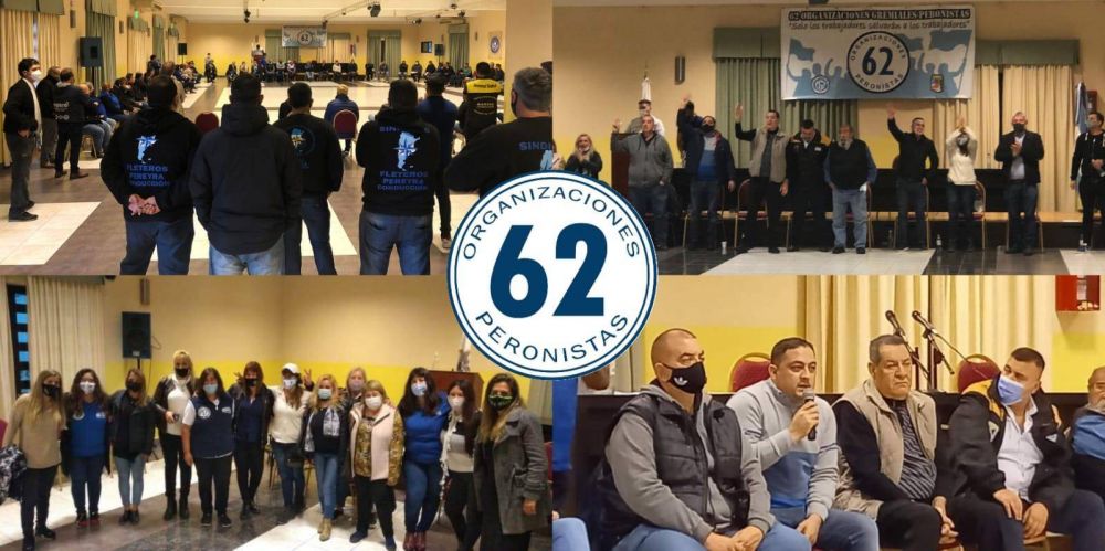 Plenario de las 62 Organizaciones Peronistas: reorganizacin del movimiento obrero y un contundente mensaje de unidad