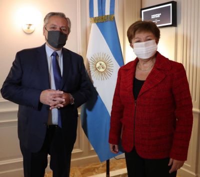 Para Alberto, el acuerdo con el FMI 