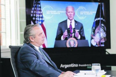 Alberto Fern�ndez busca reunirse con Joe Biden en Glasgow y hablar del FMI