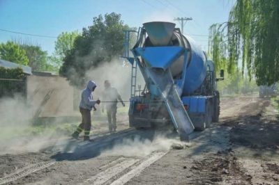 Avanzan los trabajos en m�s de 20 calles de Olivera