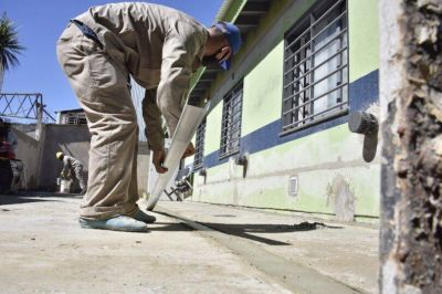 Obra en el Centro de salud Santa Mar�a